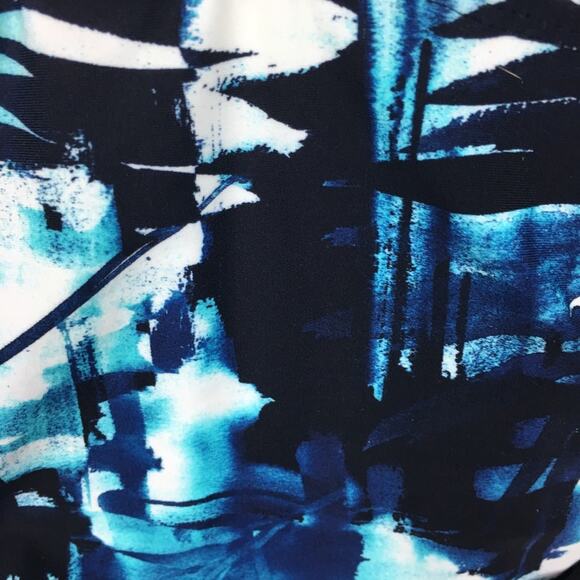 Swimsuits for All One Piece Black Blue NWOT Swim Suit size 18 - Picture 3 of 7